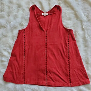 MADEWELL CUTOUT SLEEVELESS TOP